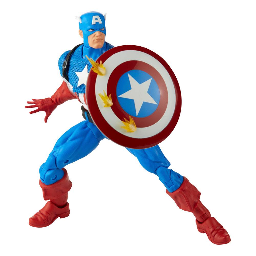 Captain America figurine Marvel Legends Retro Collection Series Hasbro 10  cm - Kingdom Figurine